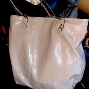 Michael Kors tote bag patent leather